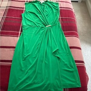 MICHAEL Michael Kors Green Midi Dress